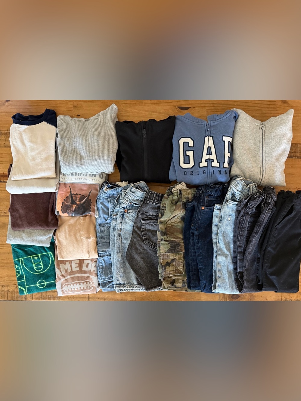 GAP Blue Zip Hoodie with Assorted Kids Pants